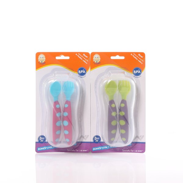 IQ BABY PLASTIC SPOON IQ-119 / SENDOK MAKAN BAYI