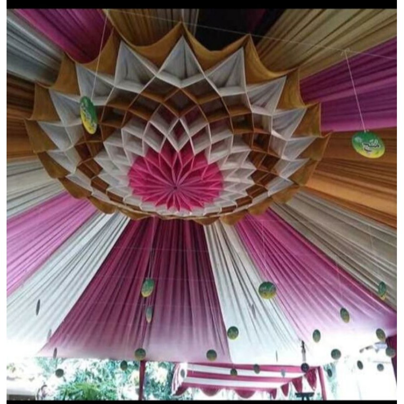 Jantung Plapon Dekor/jantung Sarang Tawon tenda/Hiasan Dekor tenda