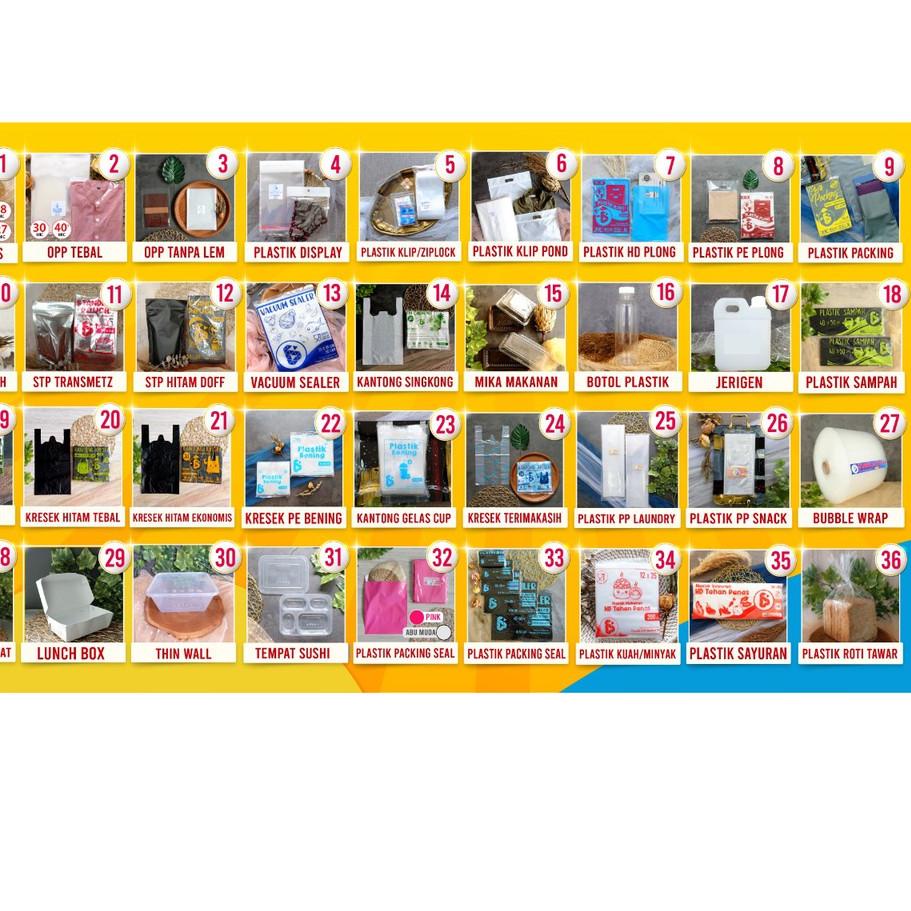 

✸ PLASTIK OPP TEBAL 30 x 35 cm 30 Micron (0,5) PLASTIK KEMASAN ISI 100 PCS ♩