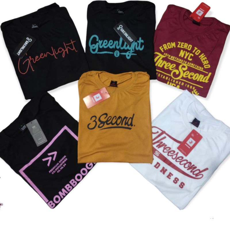 Kaos Distro obral murah (100rb 4Pcs) / Kaos Distro Paket Usaha (210rb 10pcs)