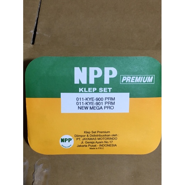 klep set klep new megapro KYE KRM