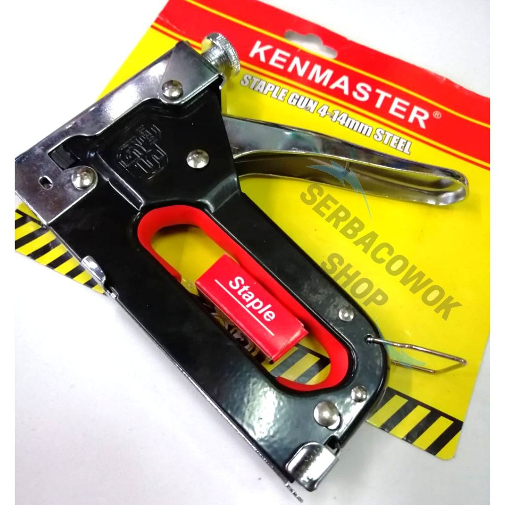 Kenmaster Gun Tacker Stapler Mesin Staples Jok Heavy Duty 4 - 14 MM Serbaguna Termurah Berkualitas