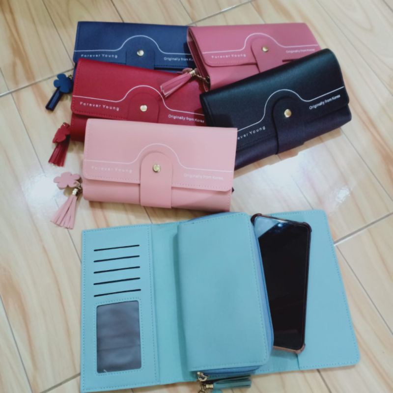 Dompet panjang wanita impor / dompet uang / dompet hp by zellshop