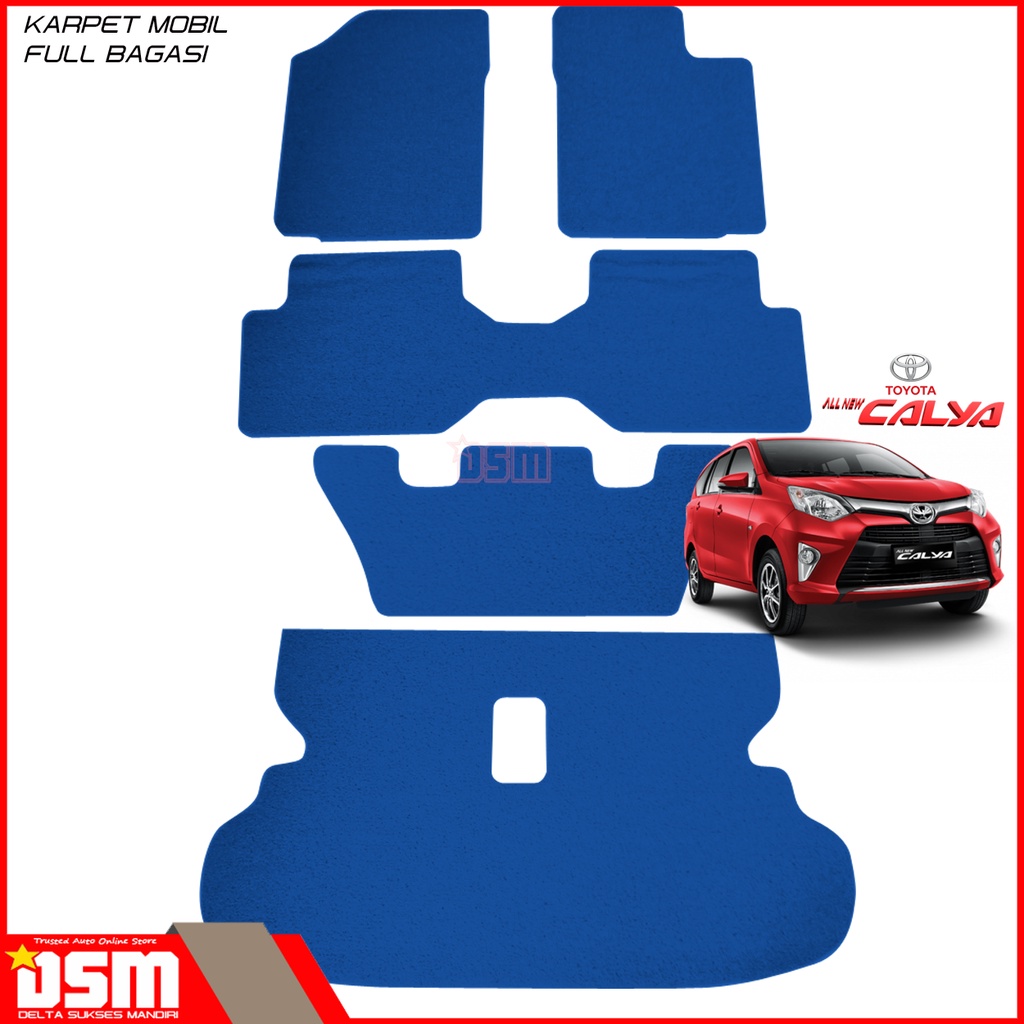 Karpet Mobil Toyota Calya - Full Bagasi / Karpet Mie Calya / Aksesoris Mobil Calya