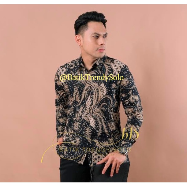 Hem  Kemeja Baju Batik Pria Cowok Laki Laki Slimfit Full Lapis Furing Lengan Panjang Lengan Pendek Original Asli Batik Jumanta Solo Laweyan Size S M L Xl XXL Bahan Katun Premium  219