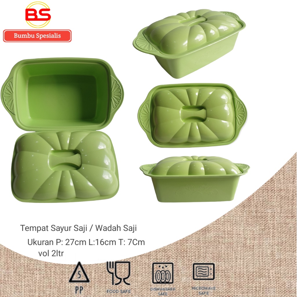 Food Storage /  Tempat Penyimpanan Makanan Penutup Sayuran / Per 12 Pcs / Selusin