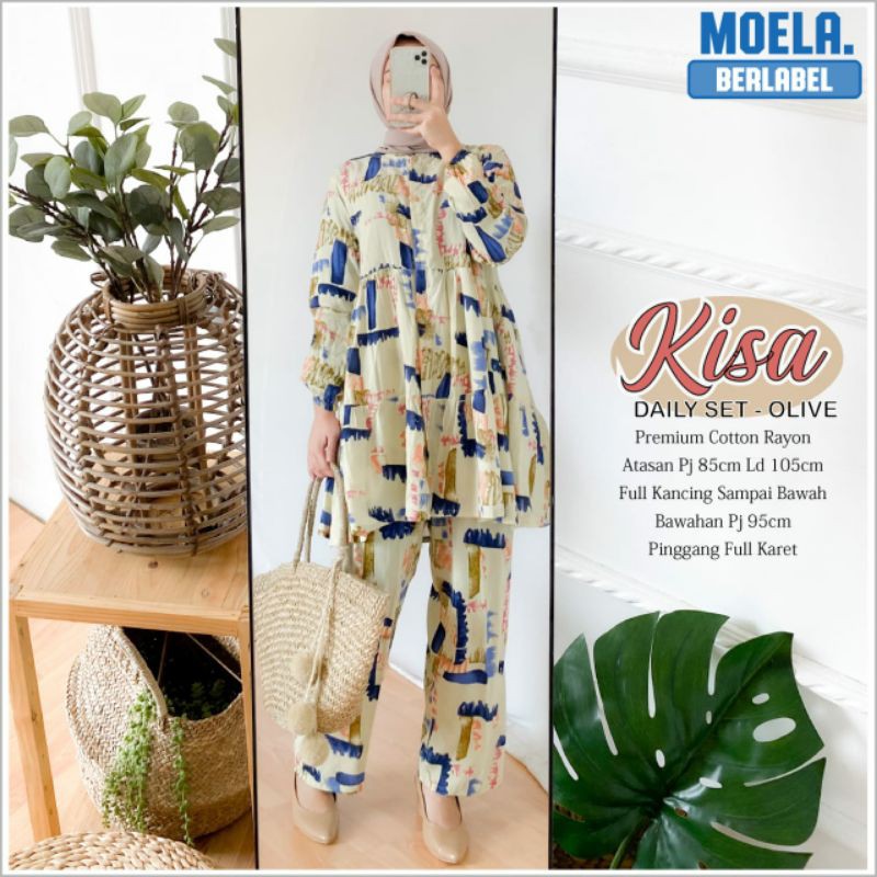 Setelan hijab kisa daily-set by ori moela