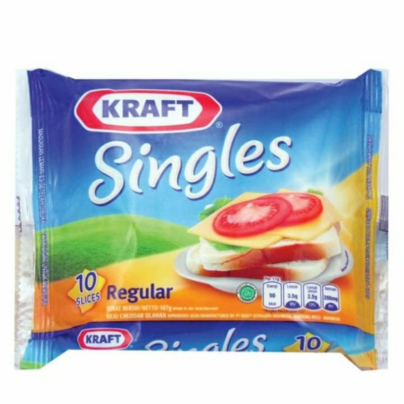 

Keju Kraft Singles isi 10 Slices