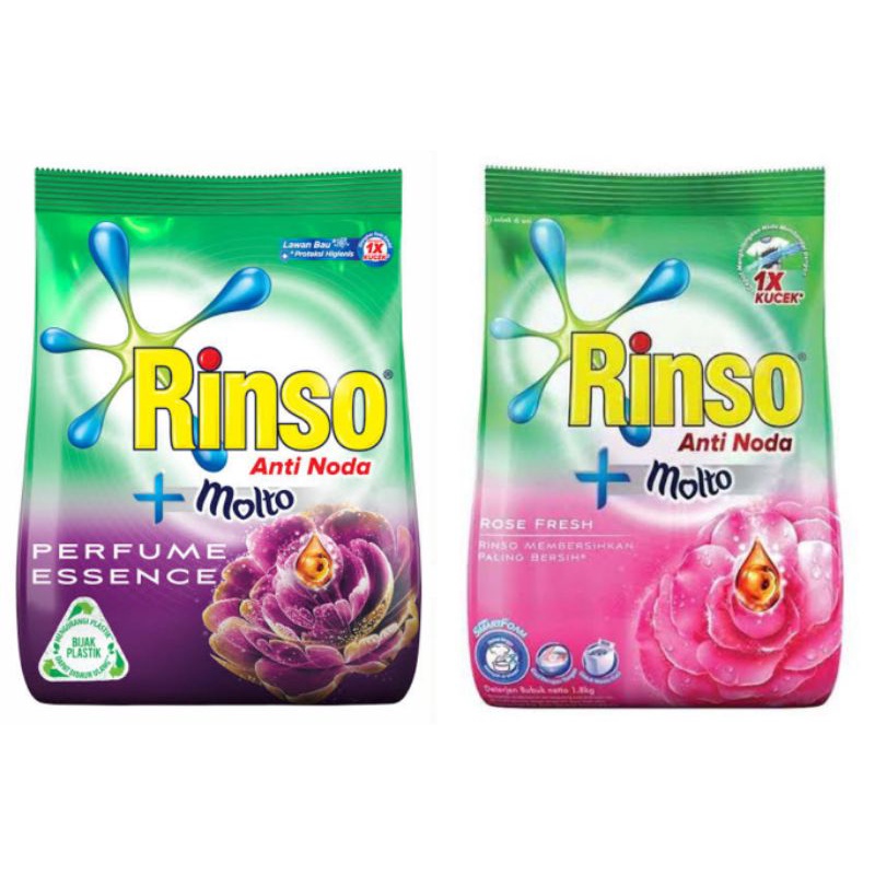 Jual Rinso Detergen Bubuk + Molto 400g | Shopee Indonesia