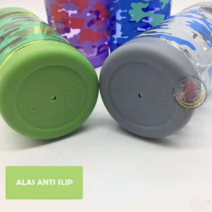 Terbatas Botol Minum Army/Botol Minum Infused Army/Botol Minum Plastik 820Ml - Biru Murah