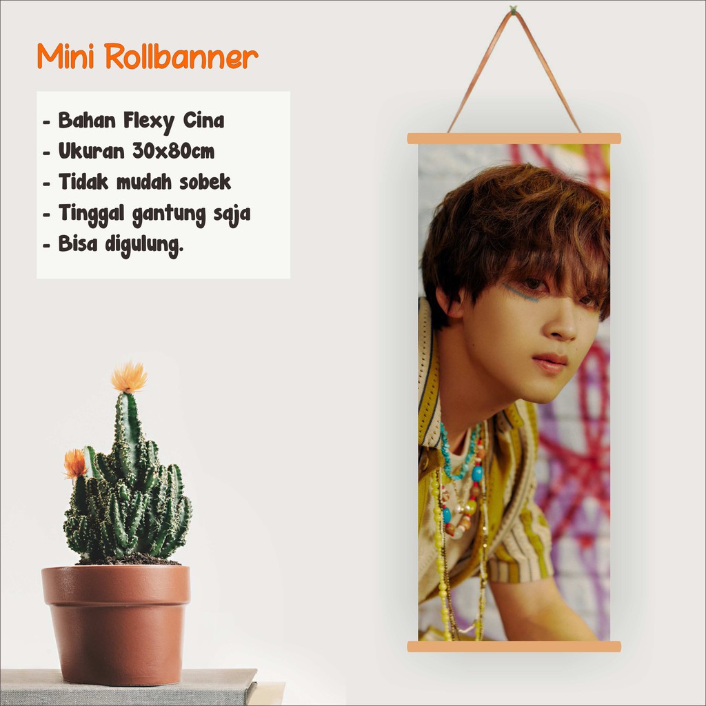 MINI ROLL BANNER HAECHAN NCT DREAM HOT SAUCE JALAPENO