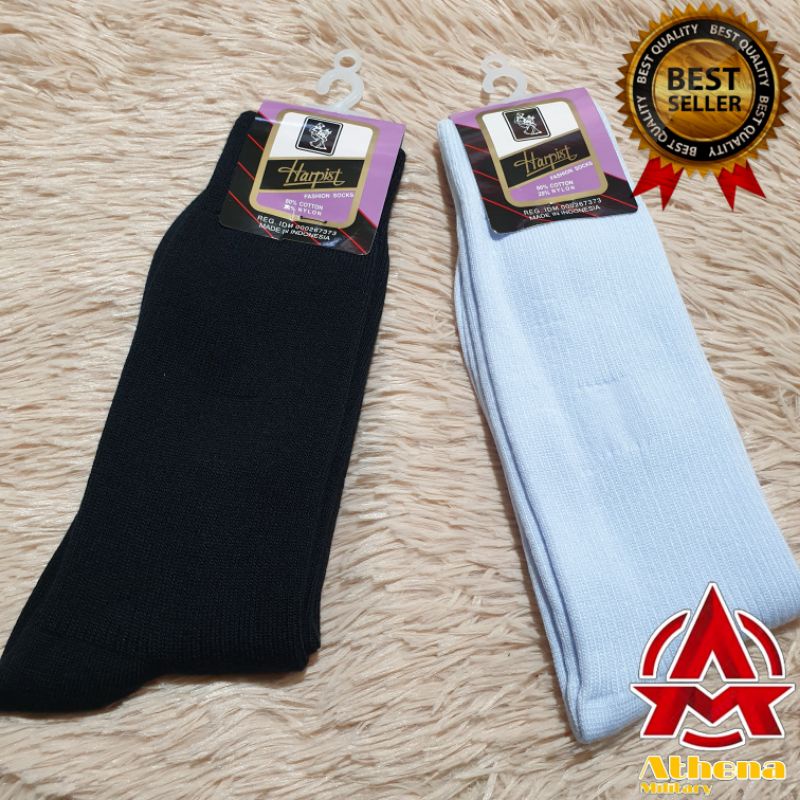 Kaos Kaki PDH Hitam Polos | Kaos Kaki PDH Hitam Harpist | Kaos Kaki Kerja Polos