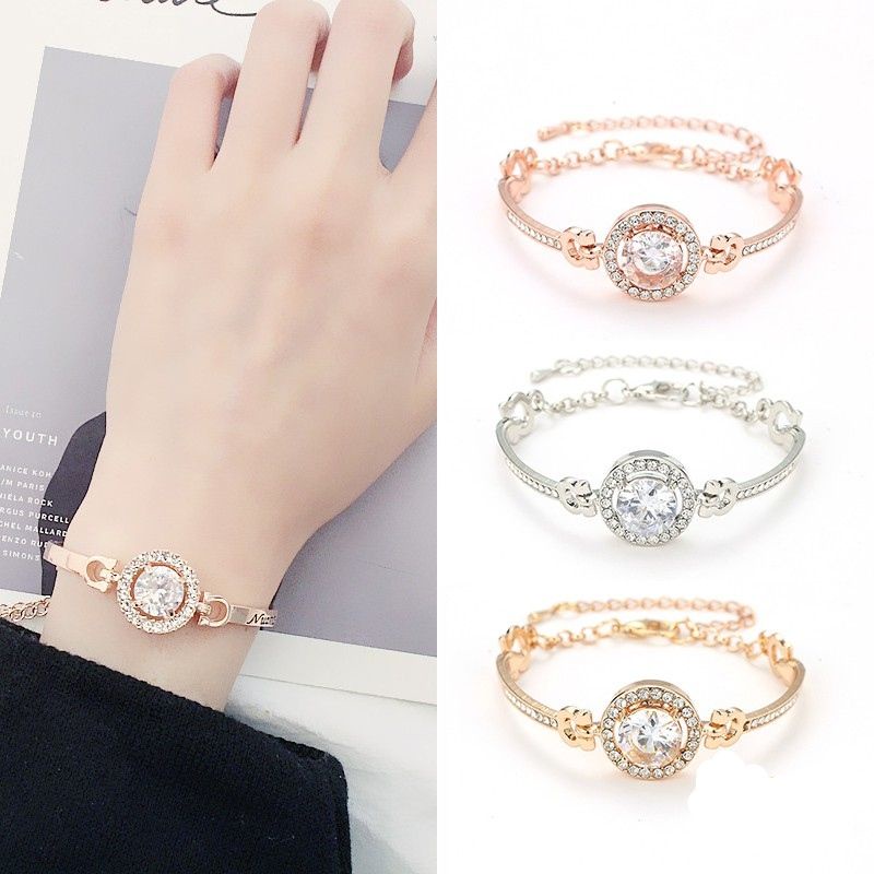 Medan Termurah kd17 Gelang korean fashion wanita import gelang imitasi alloy anti karat elegant cantik