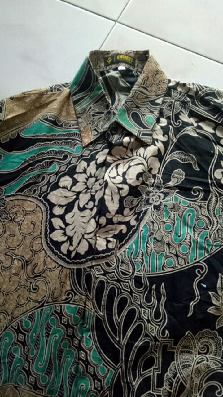 Kemeja Batik Lengan Panjang Size M L Xl Xxl Xxxl