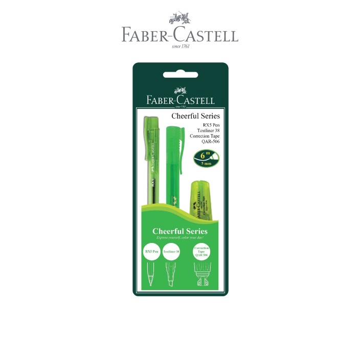 

MURAH Faber-Castell Cheerful Series - Green