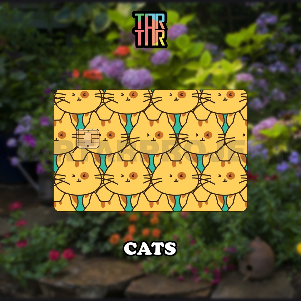 

SKIN / STICKER KARTU ATM / E MONEY / FLAZZ - CATS