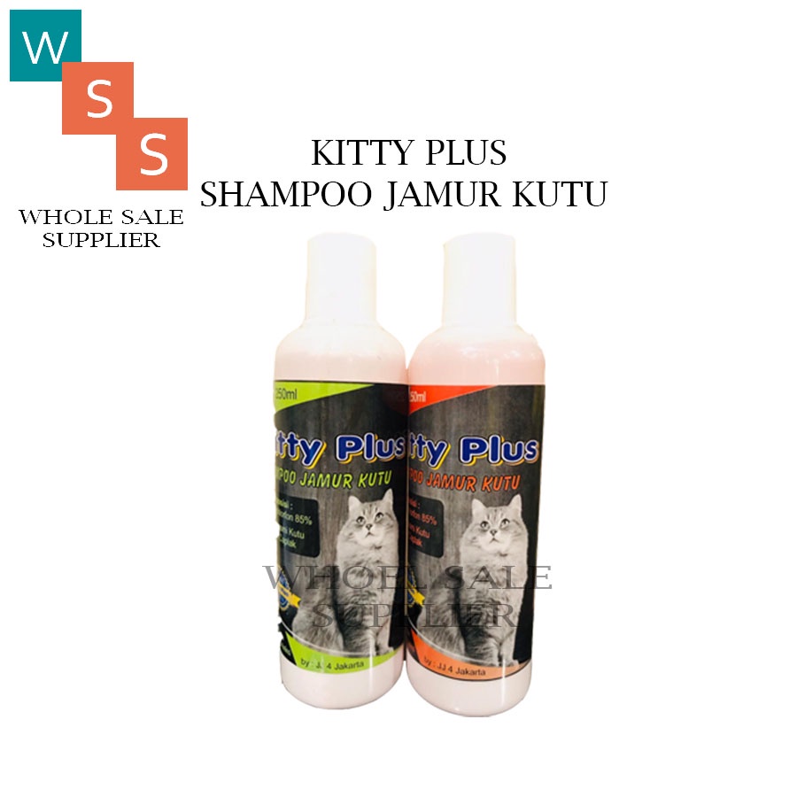 KITTY PLUS SHAMPOO JAMUR KUTU 250ML UNTUK KUCING &amp; ANJING