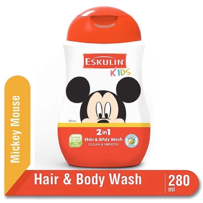 Eskulin kids Disney Hair &amp; Body wash 280ml