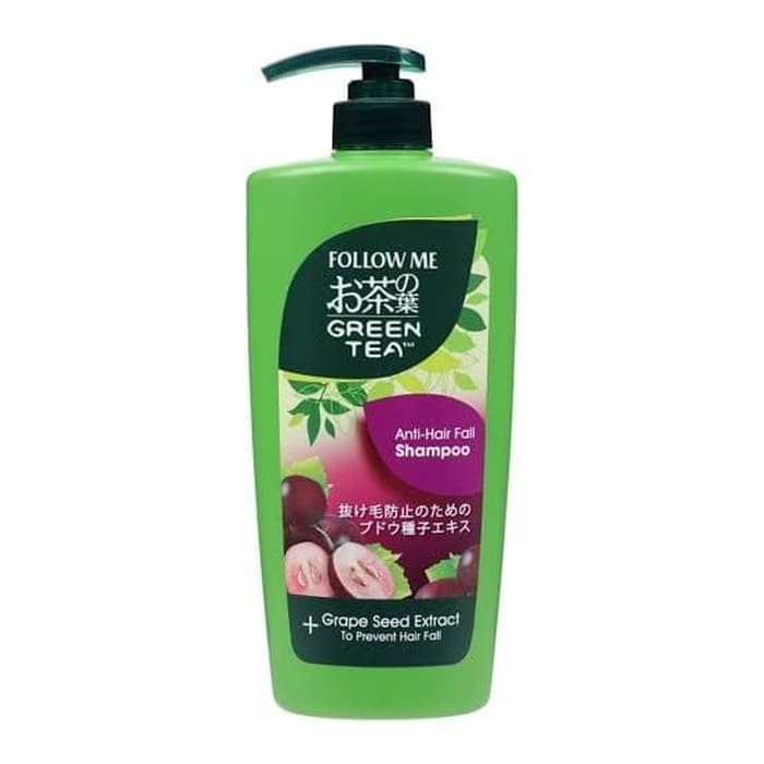 Jual Follow Me Green Tea AntiHair Fall Shampoo Grape Seed Extract