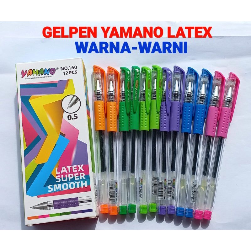 

(12Pcs)GELPEN YAMANO WARNA-WARNI MATA JARUM