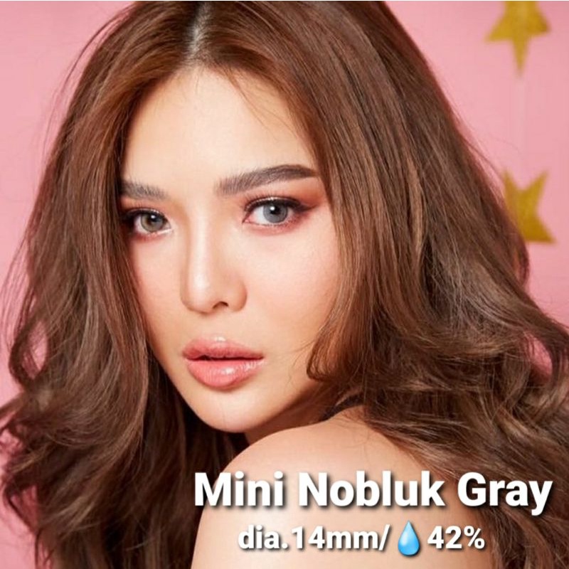 SOFTLENS MINI NOBLUK BROWN/COKLAT. NORMAL/MINUS (0 s/d -8.00).Dia.14mm DREAMCOLOR/ MADE IN KOREA