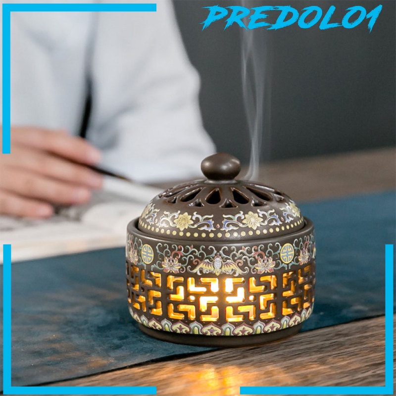 (Predolo1) Lampu Led Pembakar Dupa Untuk Meditasi / Dekorasi Rumah