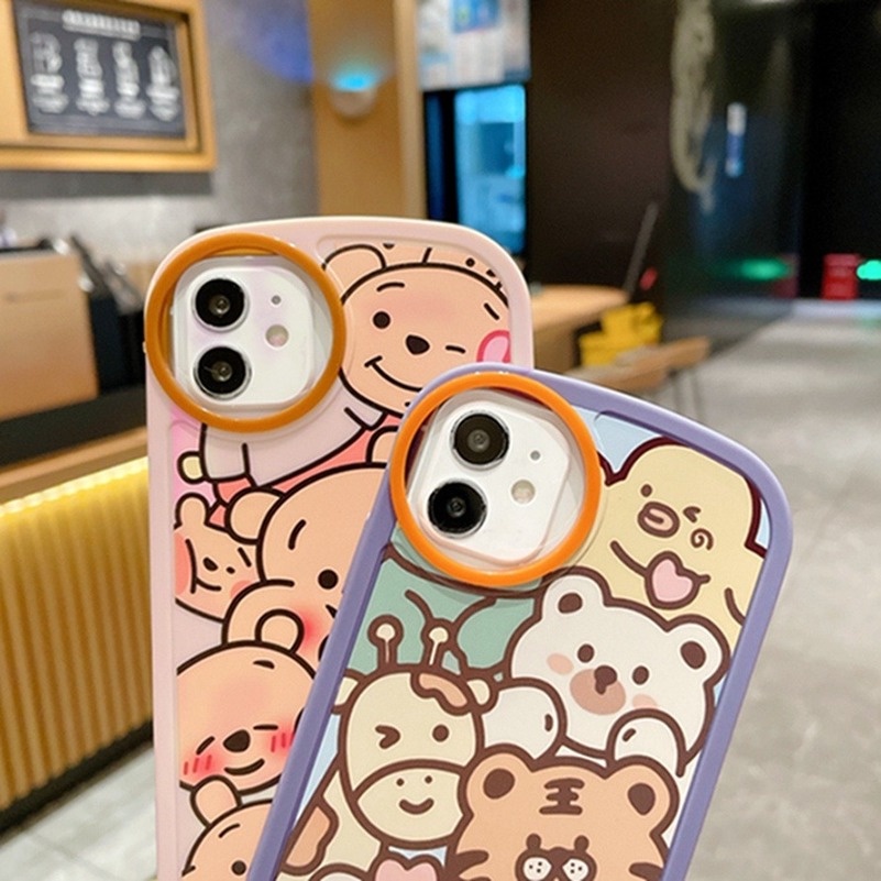 Soft Case TPU Matte Shockproof Motif Hewan Cover iPhone 13 12 11 Pro Max Xr X Xs Max Se 2020 7P 8P 7 8P