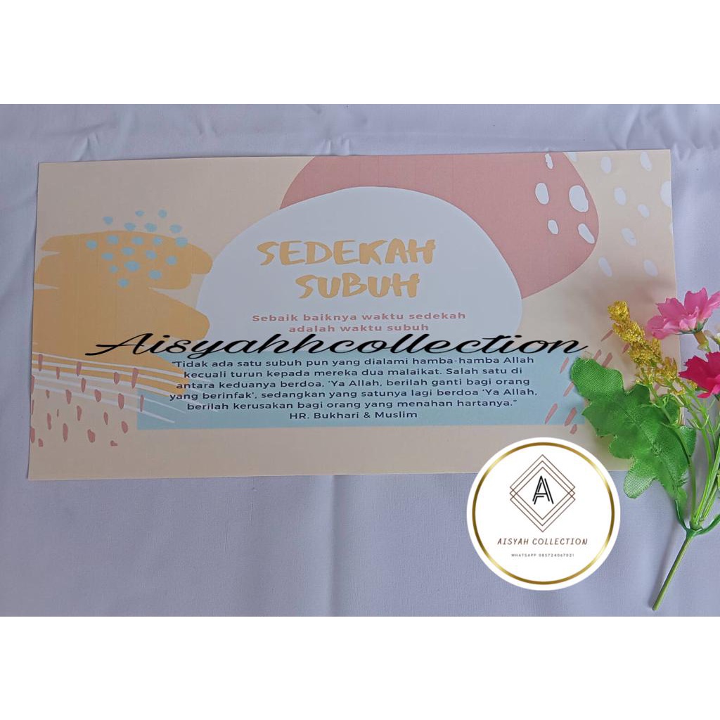 

STIKER CELENGAN SEDEKAH SUBUH/STIKER TABUNGAN TARGET