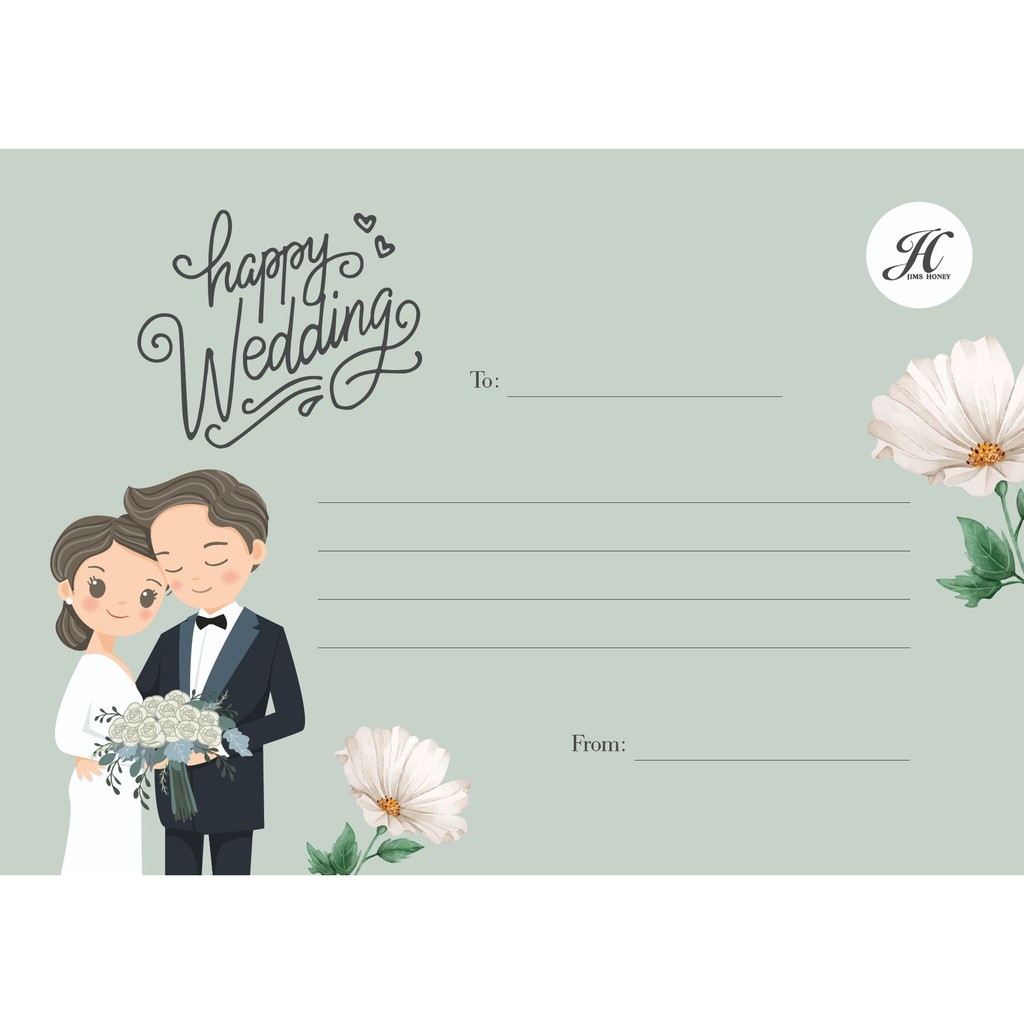 KARTU UCAPAN HADIAH GIFT GREETING CARD JIMS HONEY