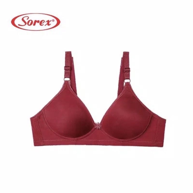 Bra BH Tanpa Kawat Super Soft Sorex 17238 CUP B UK 34-40-Orange
