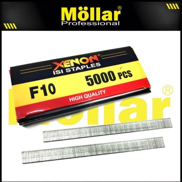 Refill Isi Paku Tembak F10 XENON 5000 pcs Untuk Mesin Paku / For Air Nailer Gun