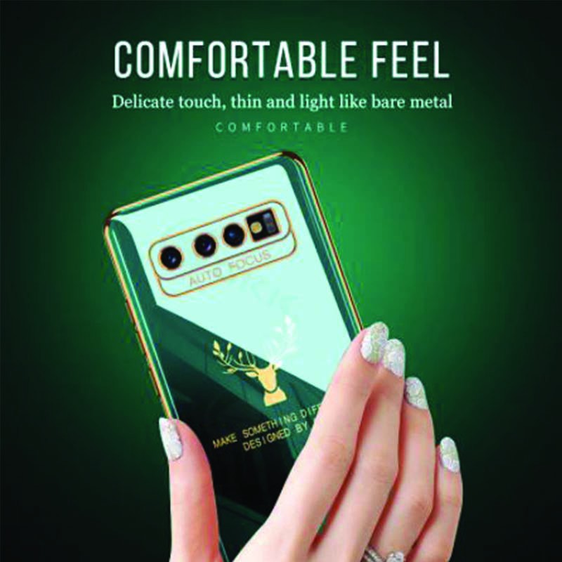 GKK Samsung Galaxy S10 S10 PLUS Casing ELK Plating Premium Soft Case