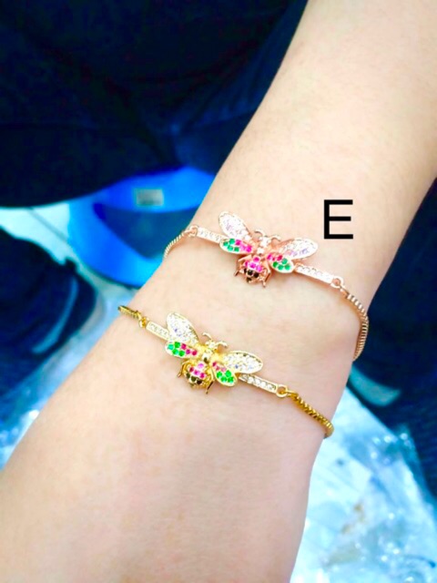 Gelang serut titanium gelang wanita gelang titanium replika emas