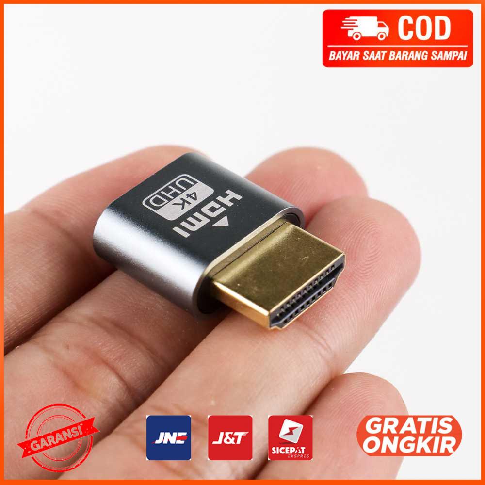 Plug HDMI Virtual Dummy Port Mining 1.4 DDC EDID 4K UHD DZ025