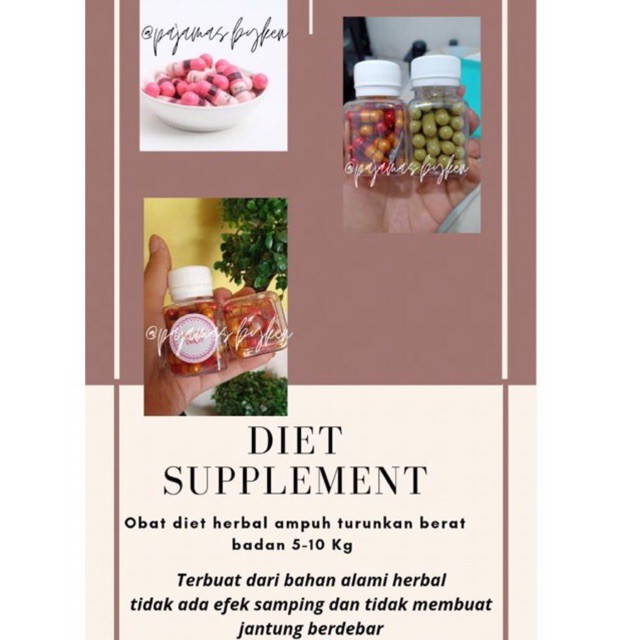 DIET SUPPLEMENT / OBAT DIET HERBAL AMPUH