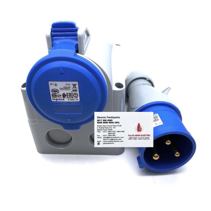 SURFACE MOUNTING 32A 32 A 32AMPERE 32 AMPERE LEGRAND 1 PHASE 3 KAKI