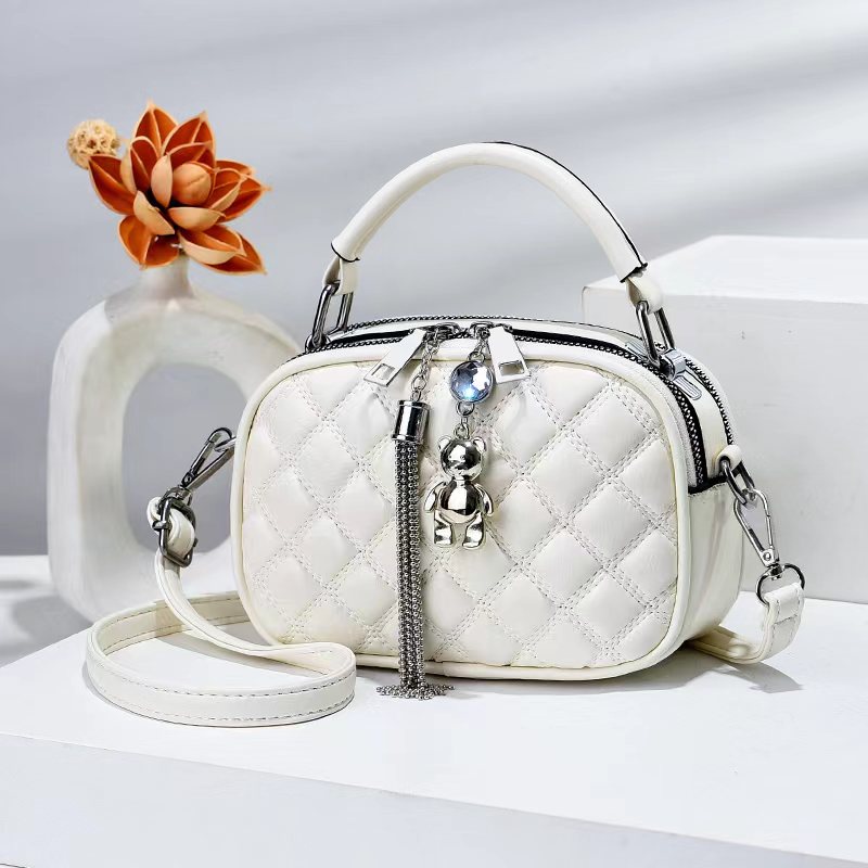 BJ62433 - BEIGE/BLACK/BLUE/BROWN/GREEN/KHAKI/YELLOW - TAS SLEMPANG WANITA FREE GANTUNGAN LUCU FASHION IMPORT MODIS ELEGAN TERMURAH TERLARIS TERBARU BAGSTORE JAKARTA TAS BATAM ZC2433