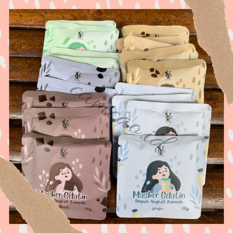 Youra Masker Gelatin pengusir komedo 10g