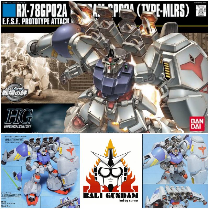 HG 1/144 RX-78GP02A GUNDAM GP02A TYPE MLRS