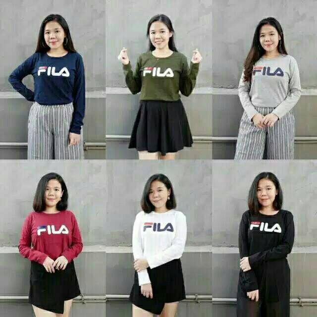 KAOS FILA LENGAN PANJANG