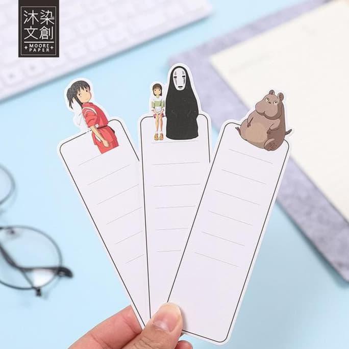 

BEST SELLER Ternama Fans Of Ghibli Paper Bookmark Set / Pembatas Buku Kertas Baru TERJAMIN