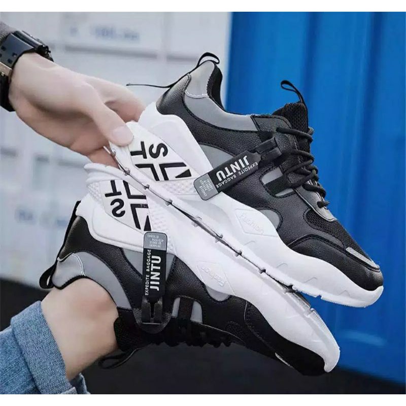 Sepatu pria Sneakers JINTU Casual PRIA Terbaru  import