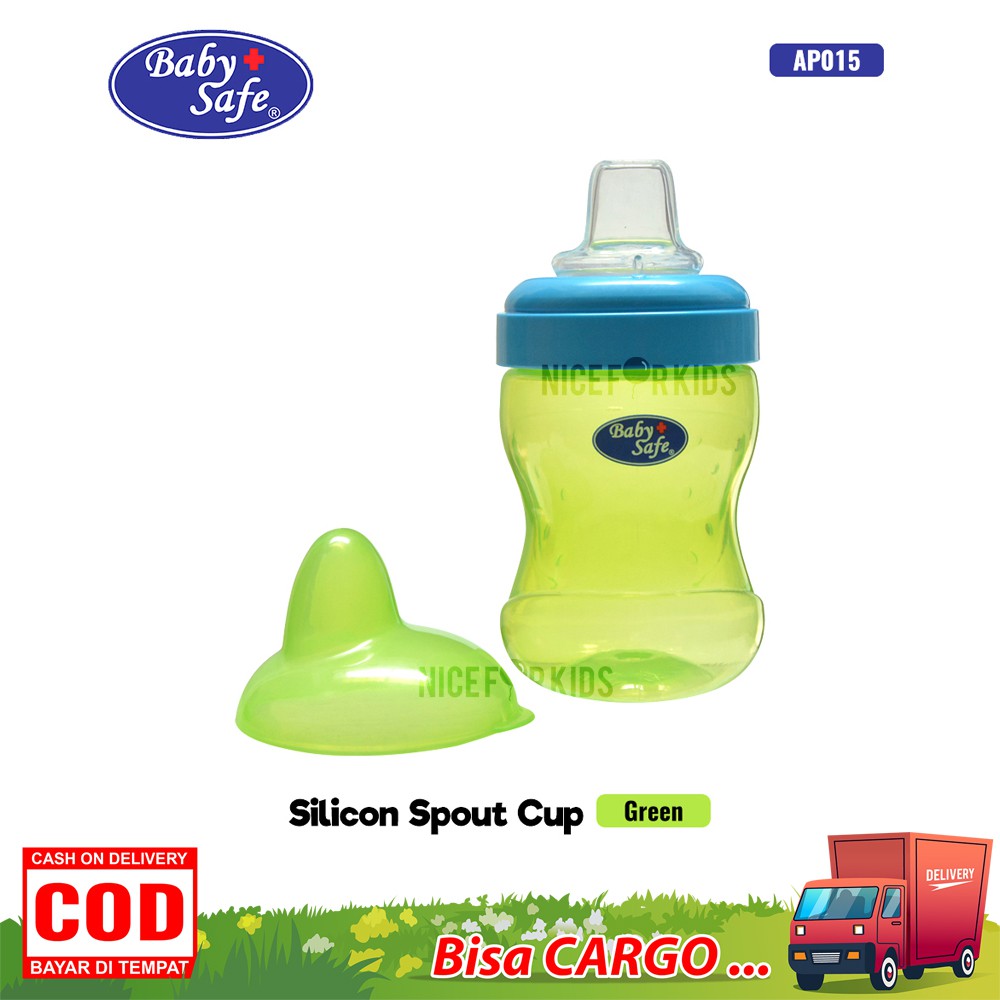 Baby Safe Silicone Spout Cup AP015 / Tempat Minum Silikon