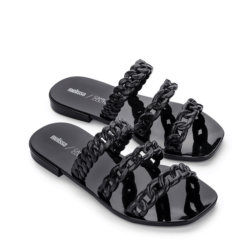 Sandal Melissa Melissa Feel + Camila Coutinho Preto Black