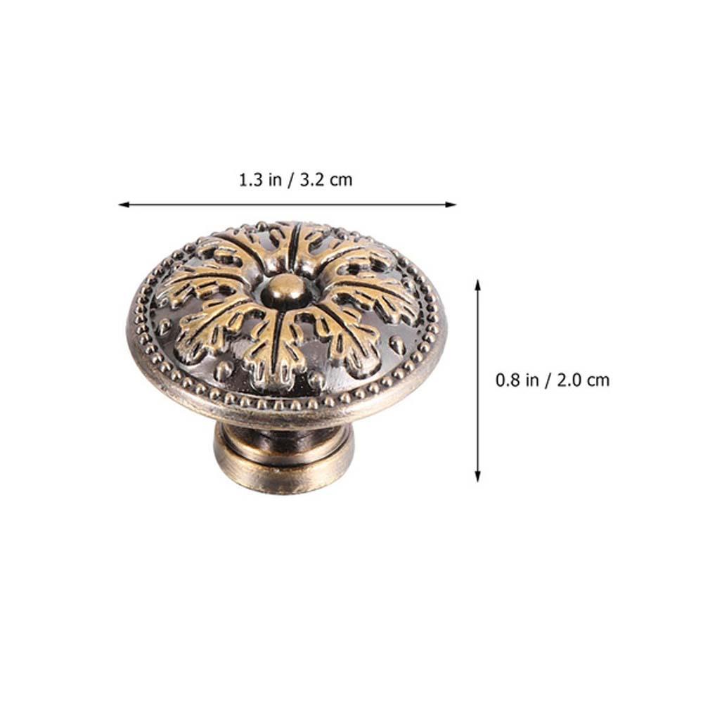 【 ELEGANT 】 Knob Pintu Lemari Kabinet Vintage Eropa Handle Laci Lemari Bulat