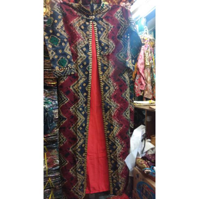 Couple mapa batik jumputan palembang