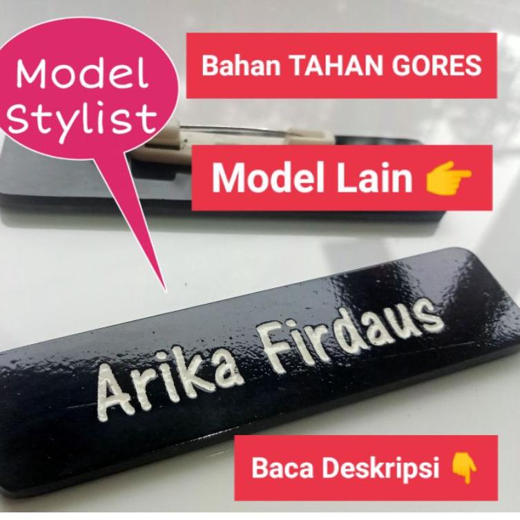 

Name Tag Paling Awet - Ter Awet - Durable - Tahan Lama - Tidak Gampang Rusak - Terbaik - Bergaransi Seumur Hiduo Seller -Pengait Peniti & Magnet ㅚ