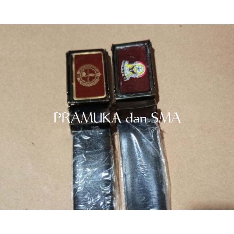 ikat pinggang lebar 3 cm sekolah SD / MI / SMP/SMA/Pramuka/polos.  jumbo ikat pingga  sekolah