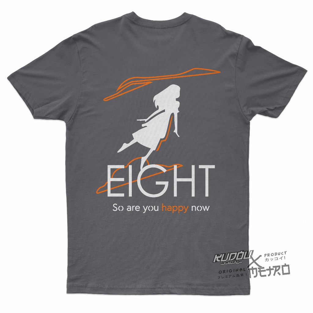 Tshirt IU Uena Dlwlrma Eight feat Suga BTS Kpop Charcoal Korean Premium