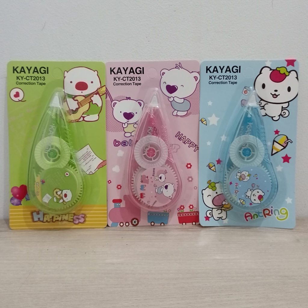 

Tip Ex Kayagi KY-CT2013 / KY-CT2013 Kayagi Correction Tape